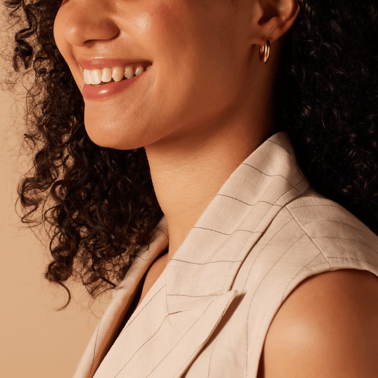 Stainless steel goldplated oorringen voor dames