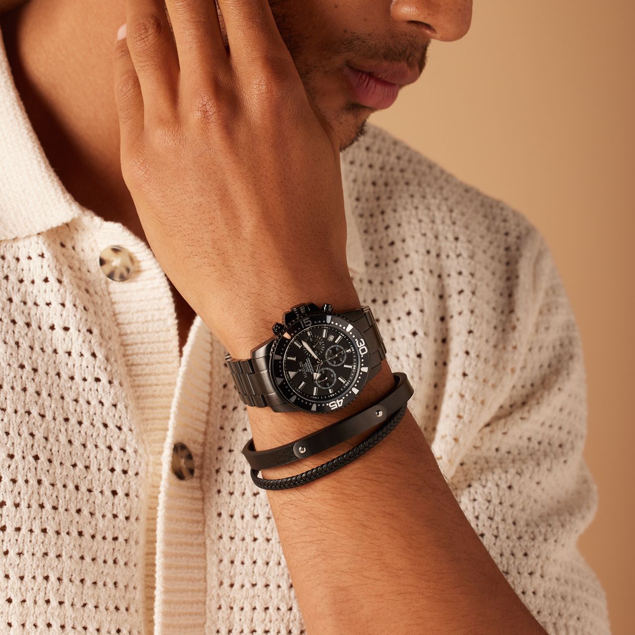 Marlow Miller Cadeau Set Heren Horloge Zwart