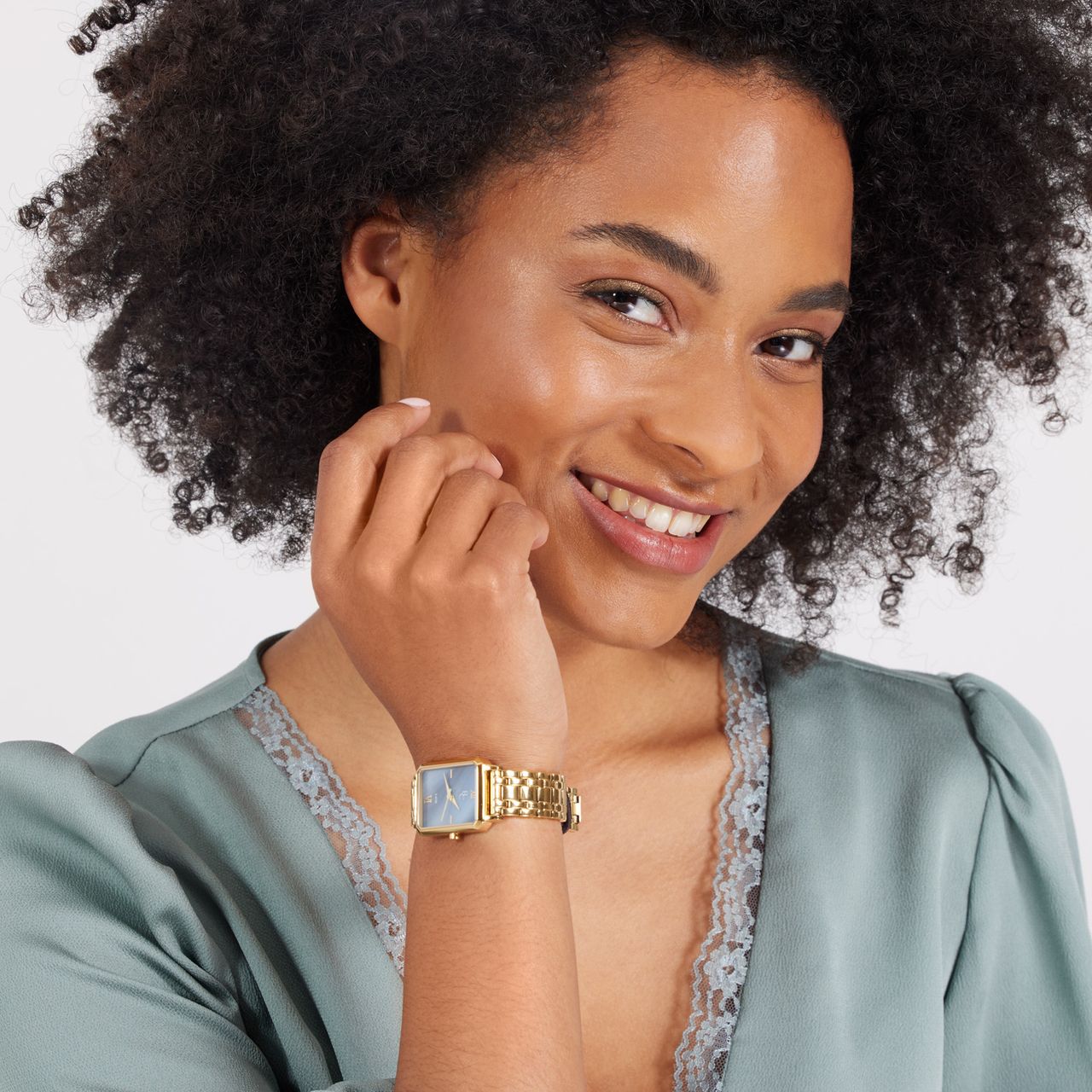 Regal Collection dames horloge met een stalen band