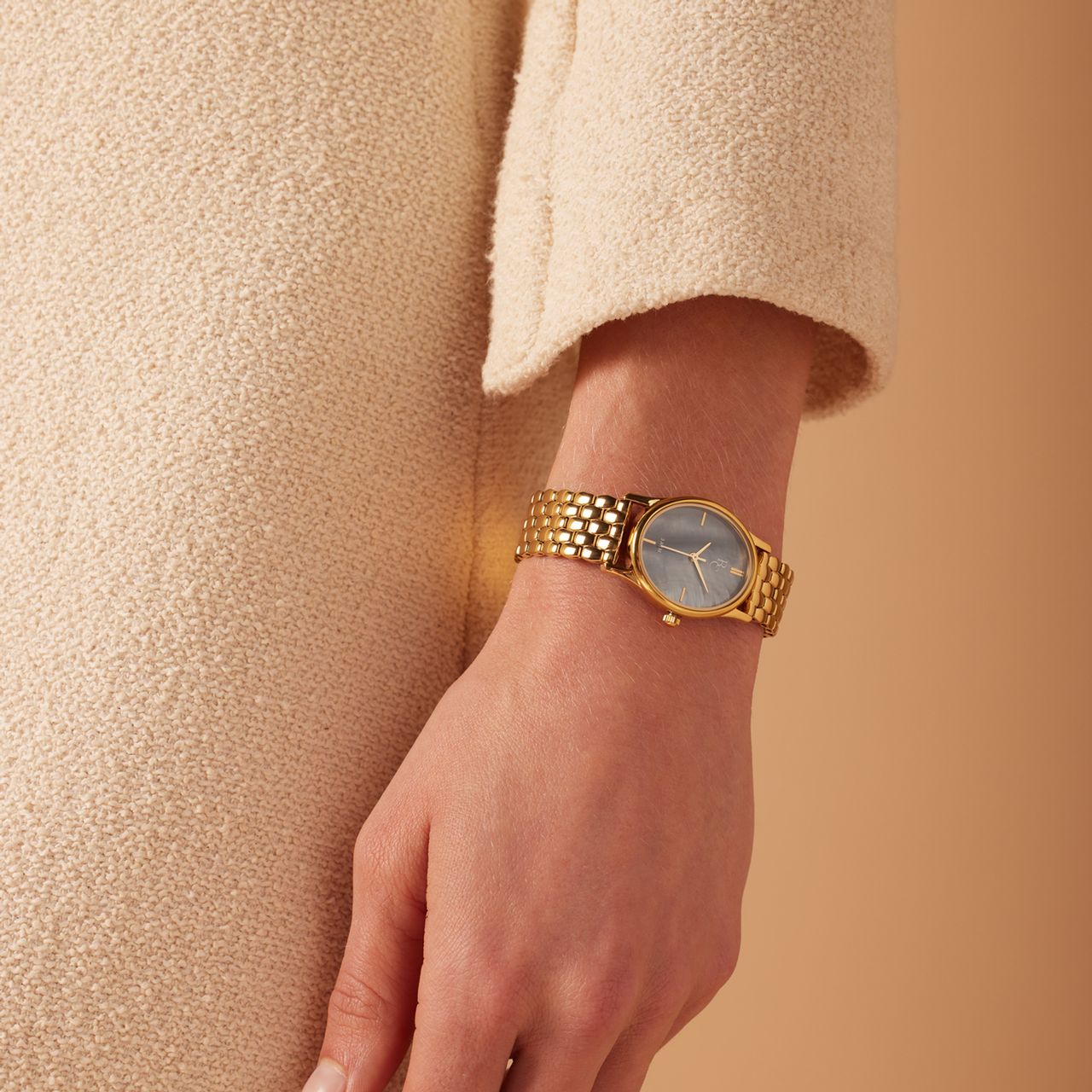 Regal Collection dames horloge met een stalen band