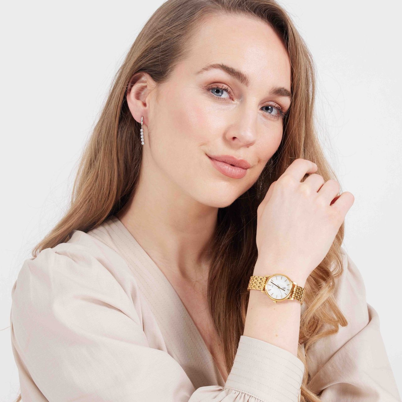 Regal Collection Damenarmbanduhr mit Edelstahl-Armband