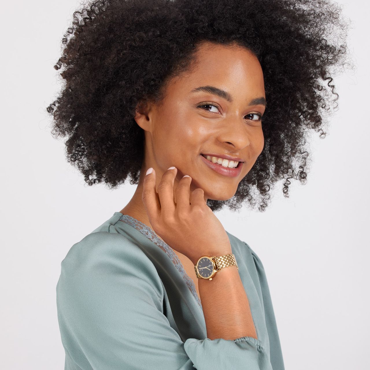 Regal Collection dames horloge met een stainless steel band