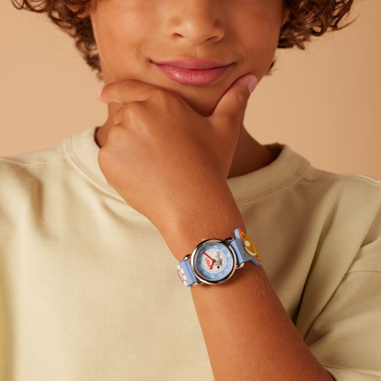 Nasa Kinder-Armbanduhr mit Silikon-Armband