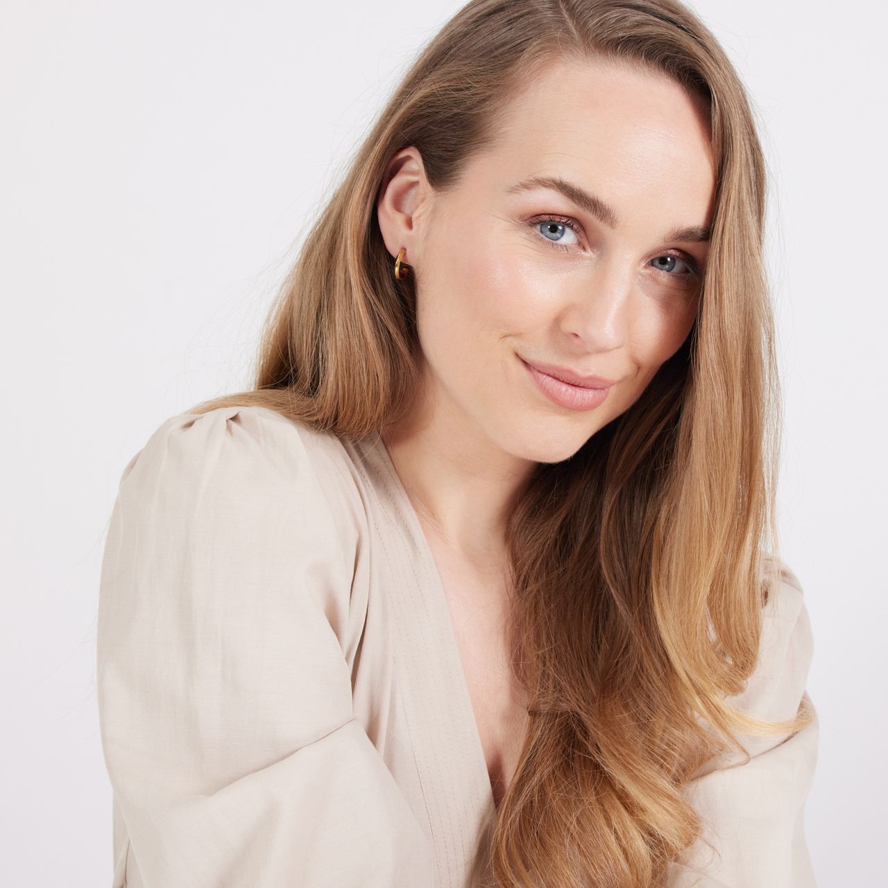 Ohrringe, Edelstahl, vergoldet