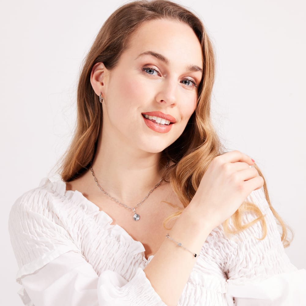 Halskette, Edelstahl, mit Anhänger