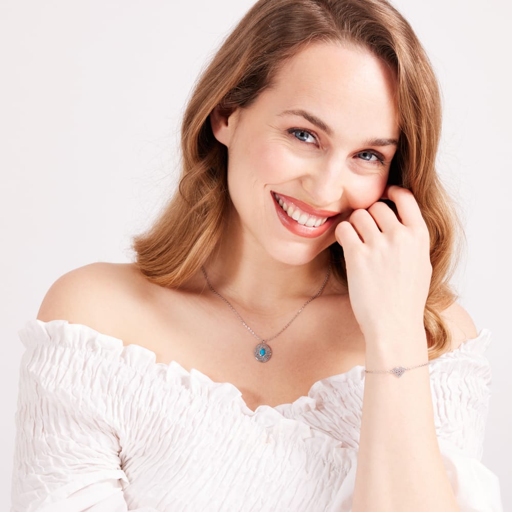 Stalen ketting met hanger
