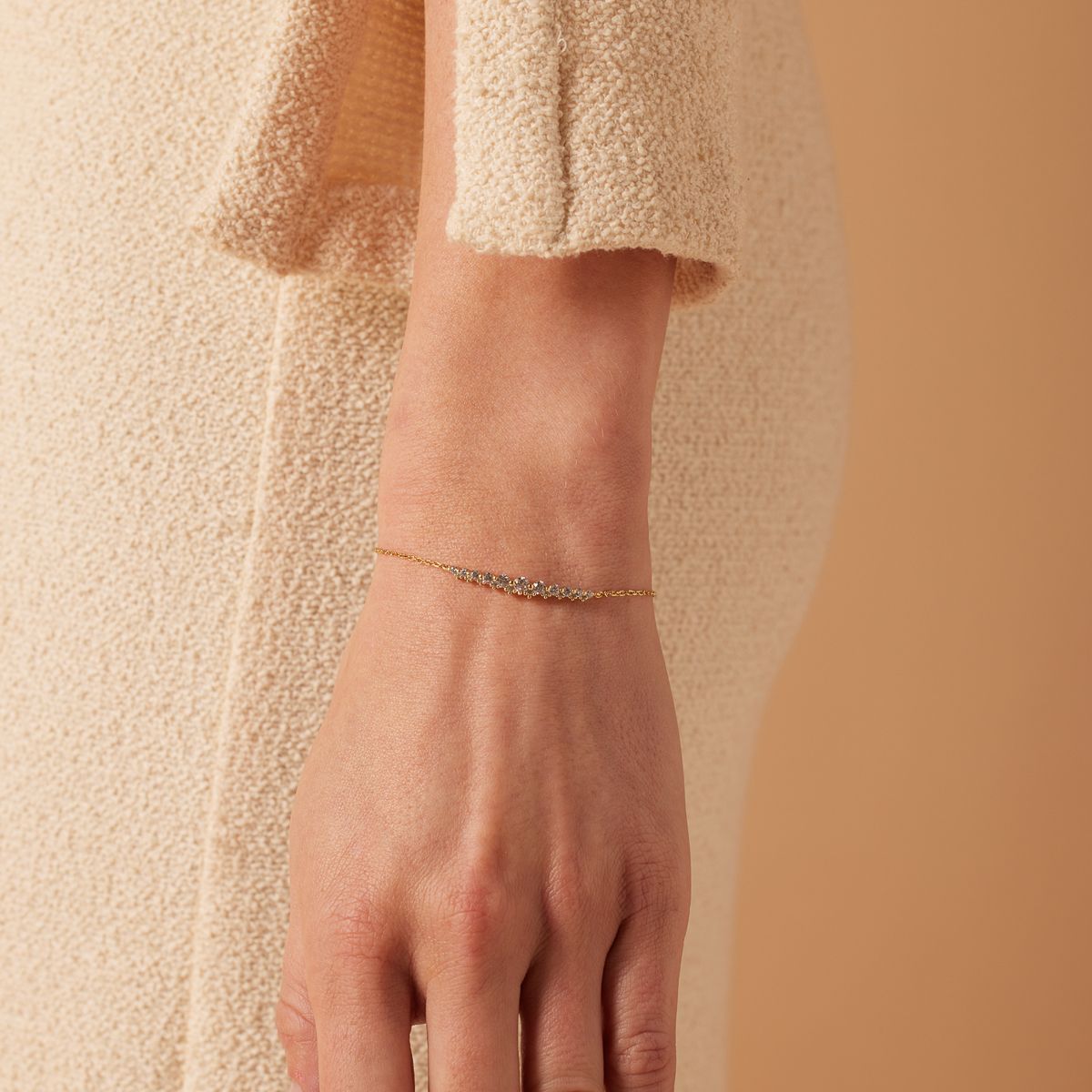 Silberarmband mit Zirkonia
