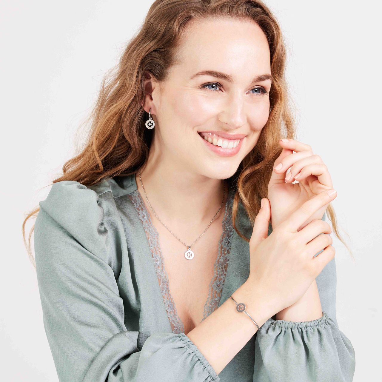 Stalen armband sterrenbeeld vissen