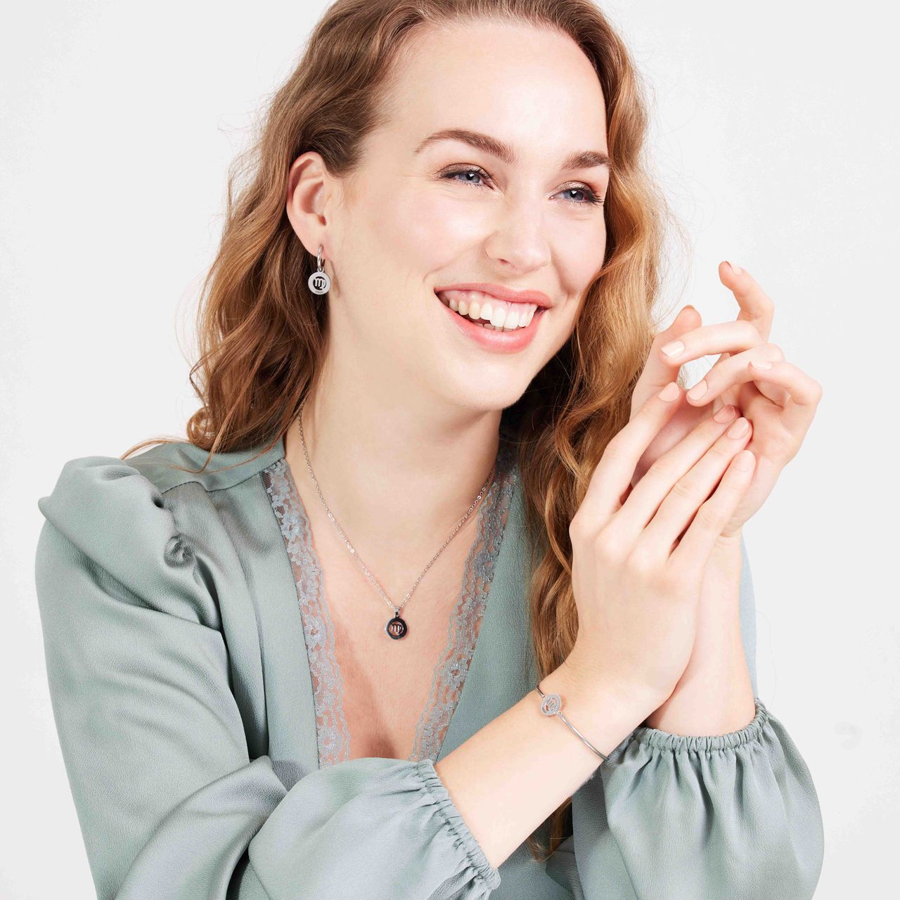 Stainless steel armband met sterrenbeeld maagd