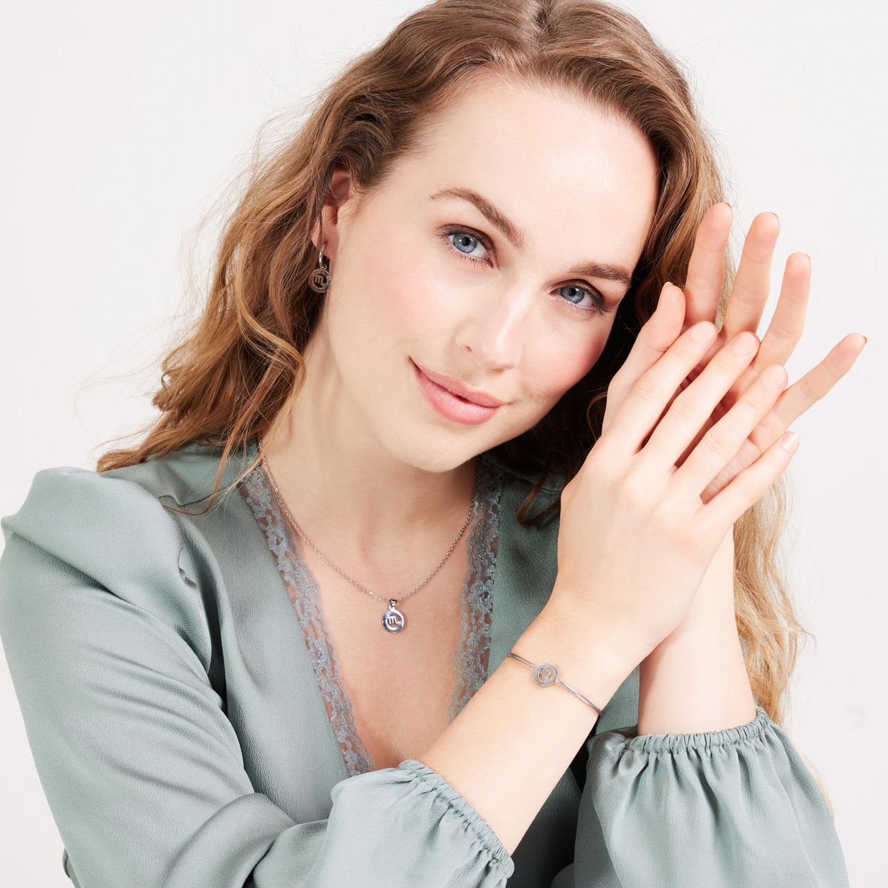 Stainless steel ketting met sterrenbeeld schorpioen