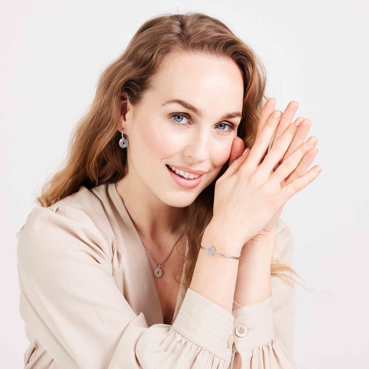 Stainless steel ketting met letter - O