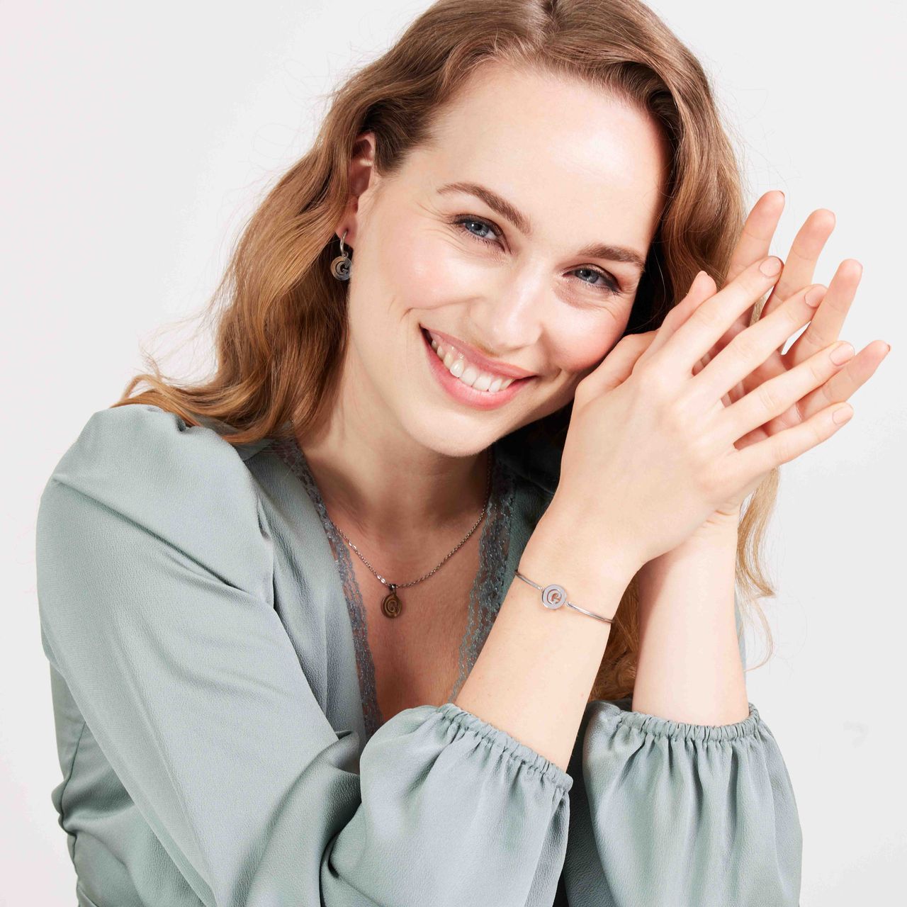 Stainless steel ketting met letter - G