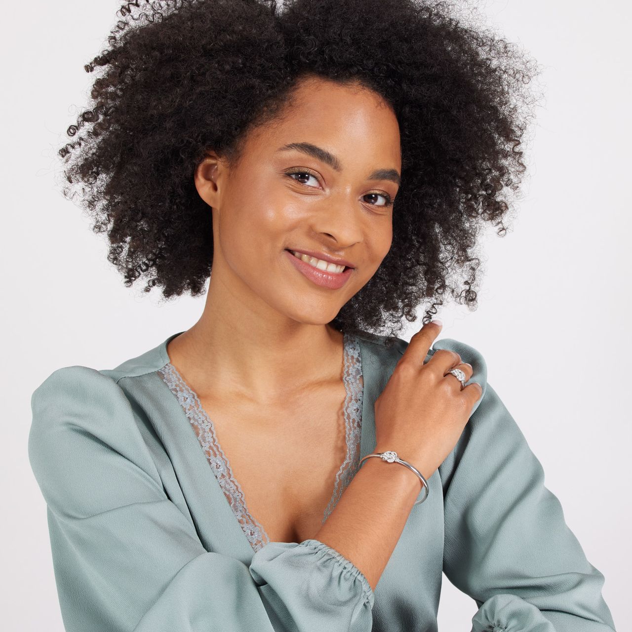 Gerecycled stainless steel bangle surinaamse mattenklopper