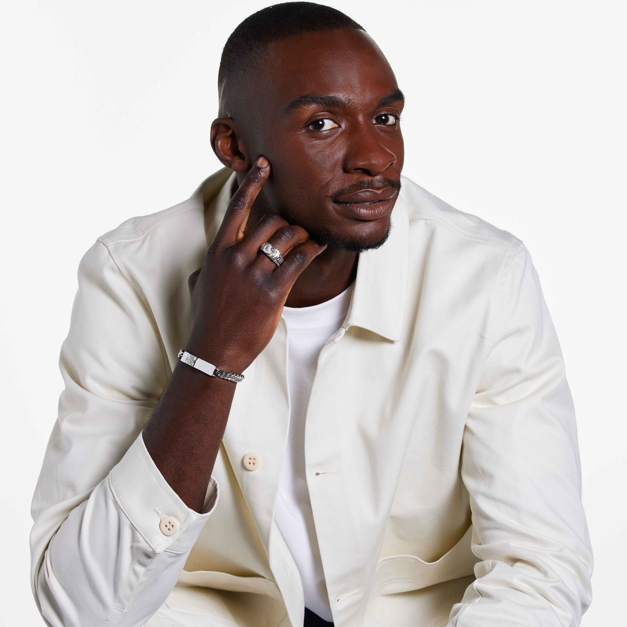 Gerecycled stainless steel ring surinaamse mattenklopper