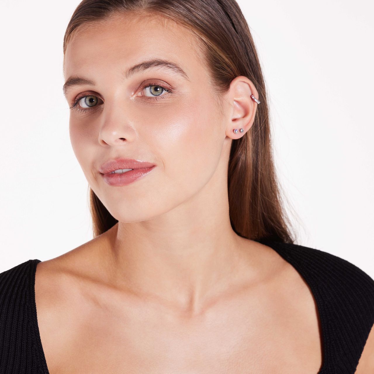 Studex stainless steel schietoorbel kristal 3mm 142