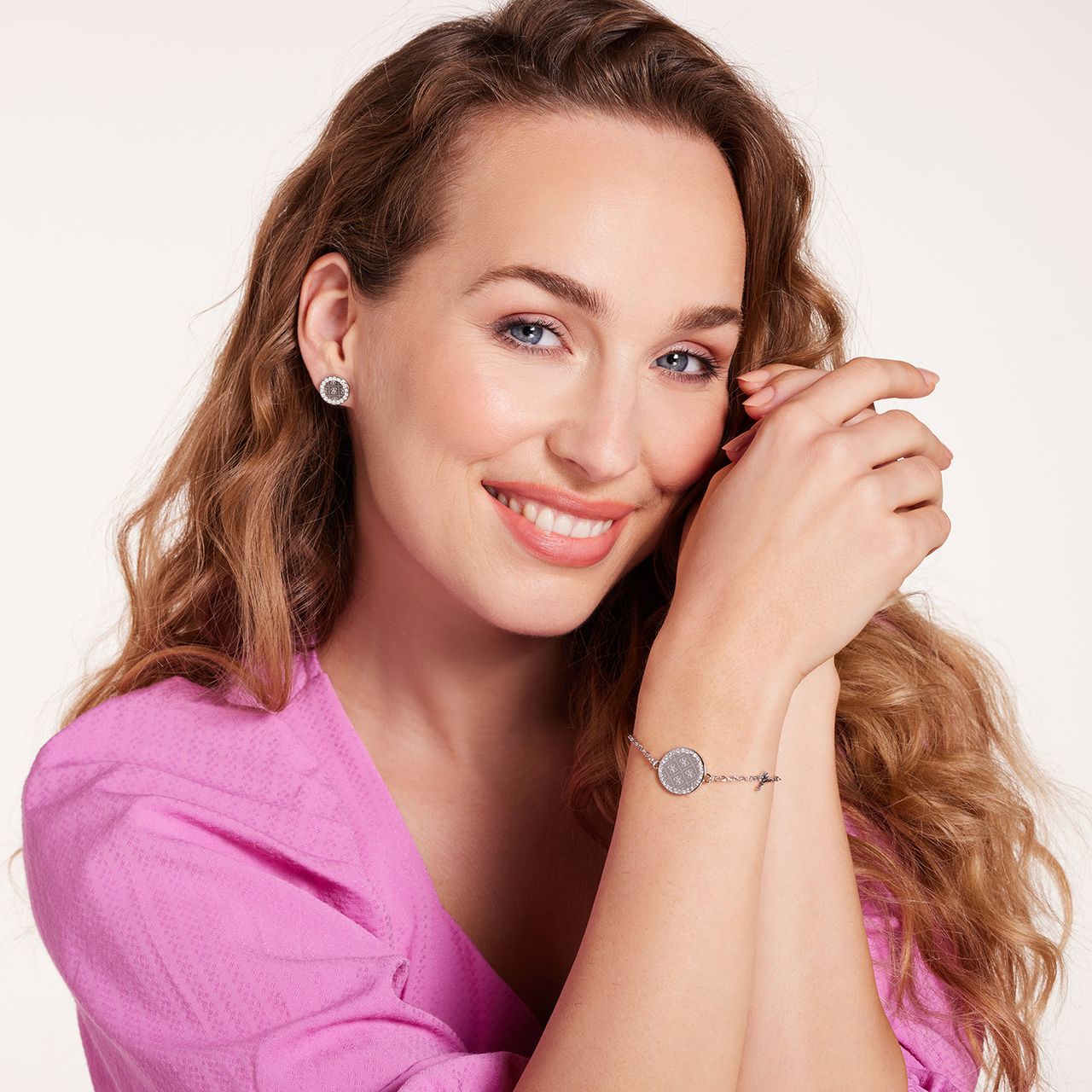 Guess stainless steel armband ROUND HARMONY