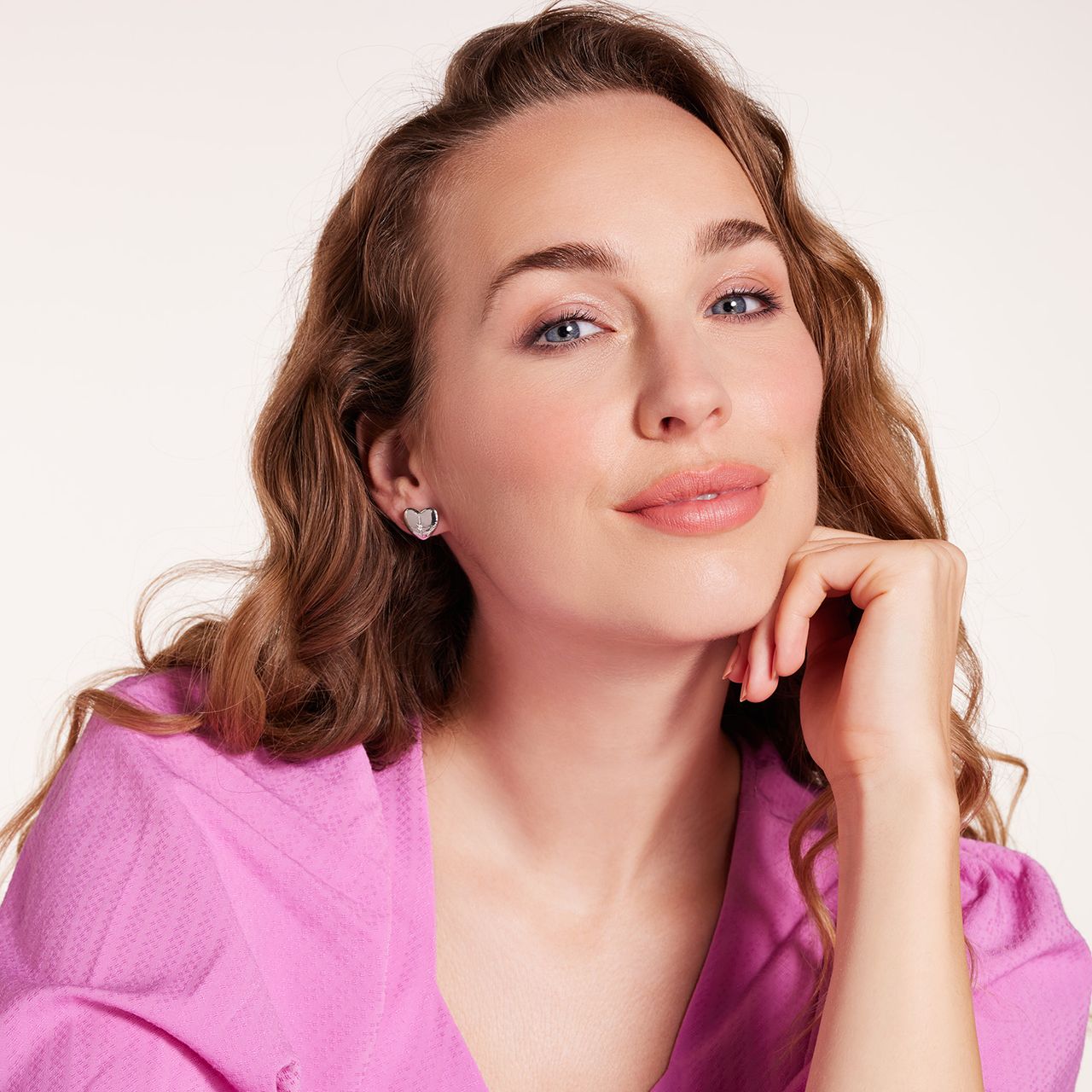 Guess stainless steel oorknoppen hart TALISMANIA