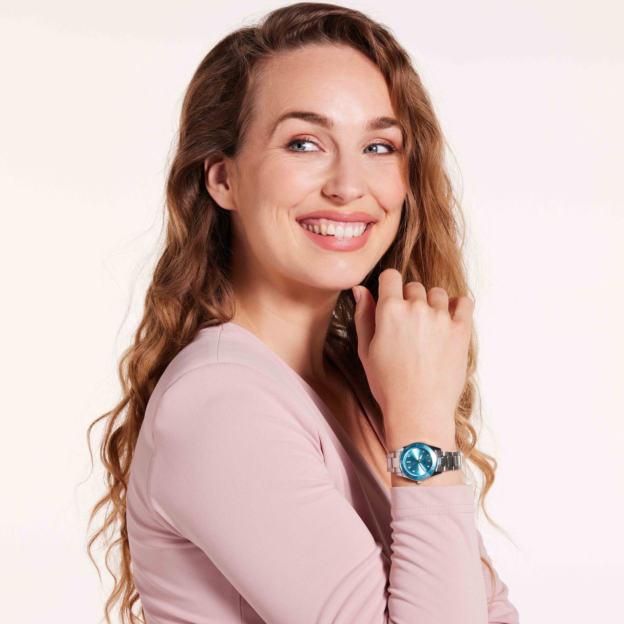 Regal dames horloge met stainless steel band