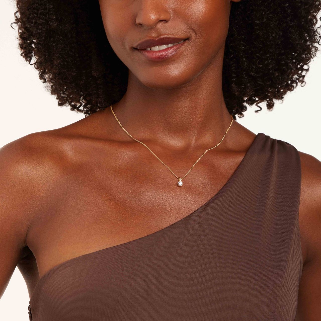 Zilveren goldplated ketting met hanger zirkonia