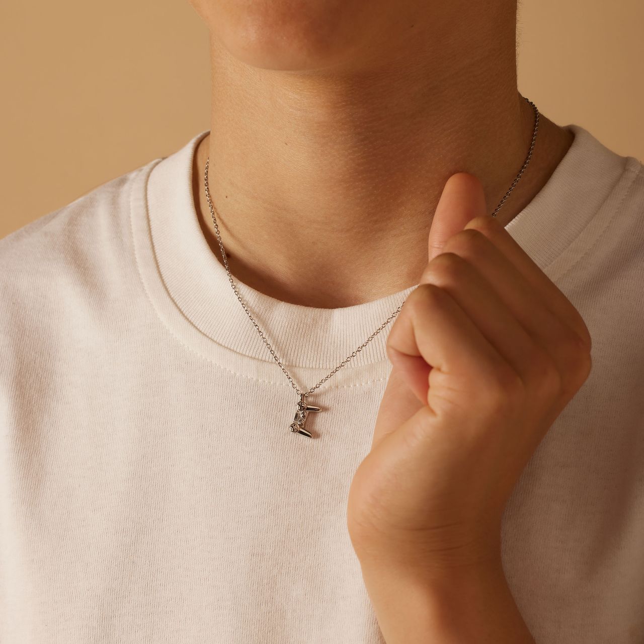 Stainless steel ketting met hanger game controller