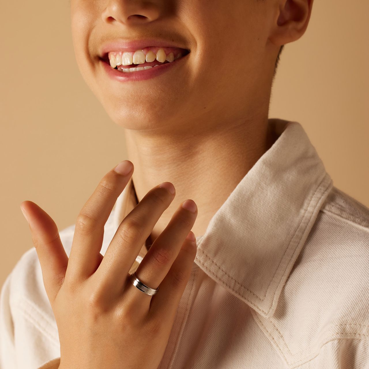 Stainless steel ring mat/glans