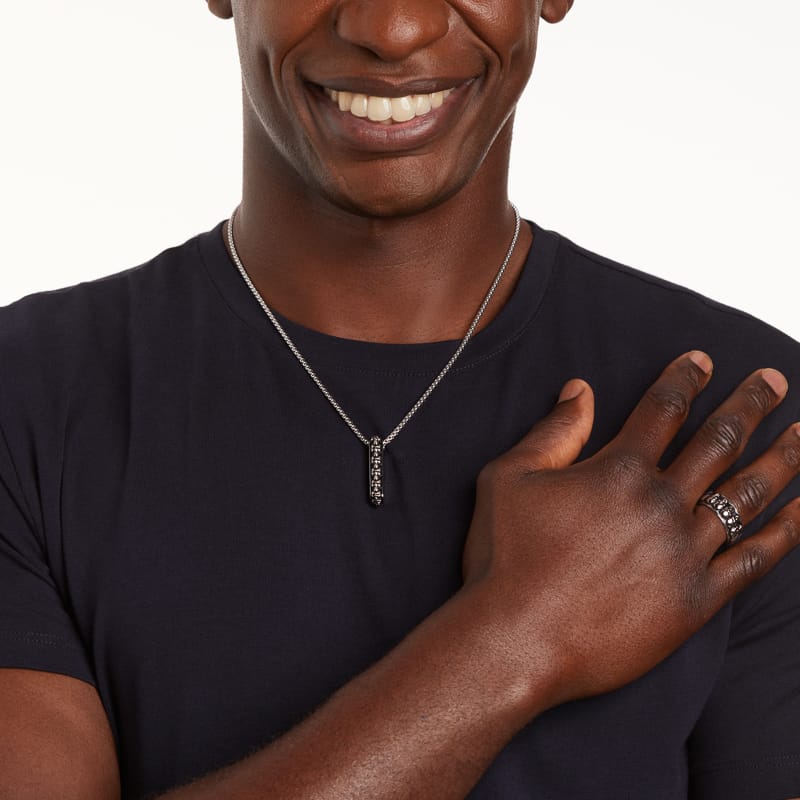 Stainless steel ring met doodskop