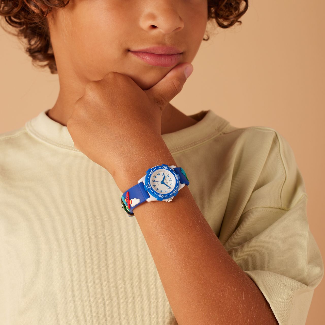Regal Kinder-Armbanduhr mit Silikonarmband