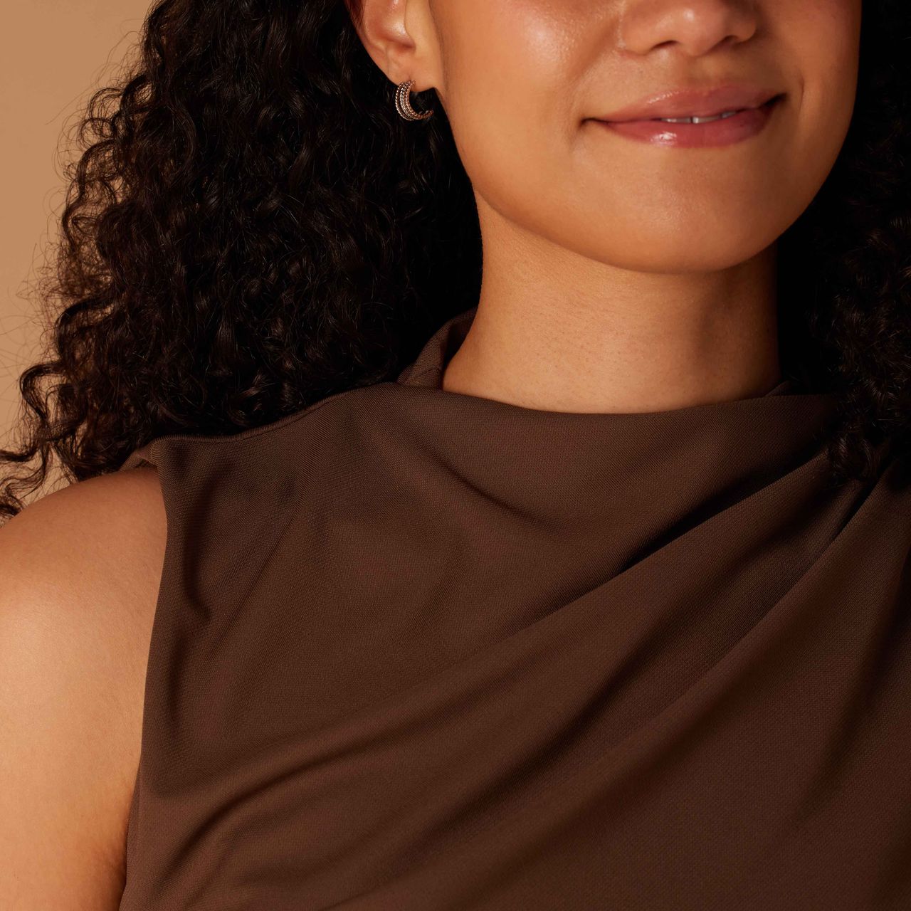 Stainless steel dubbele oorbellen vlecht voor dames