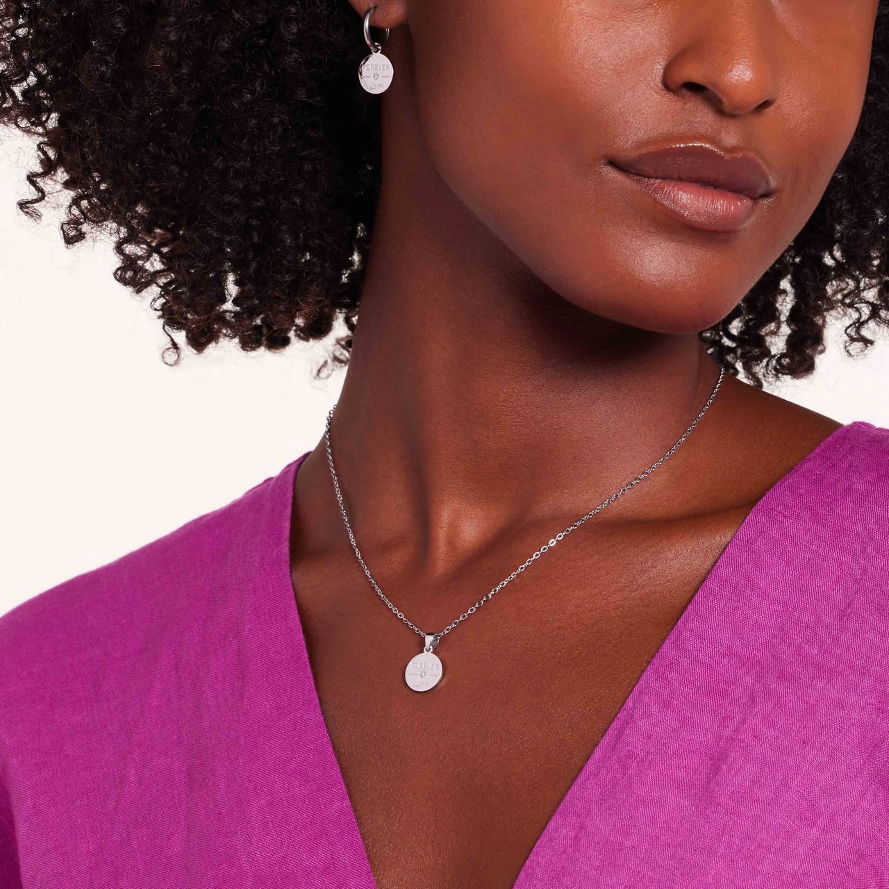 LivLiv stainless steel ketting forever love voor dames