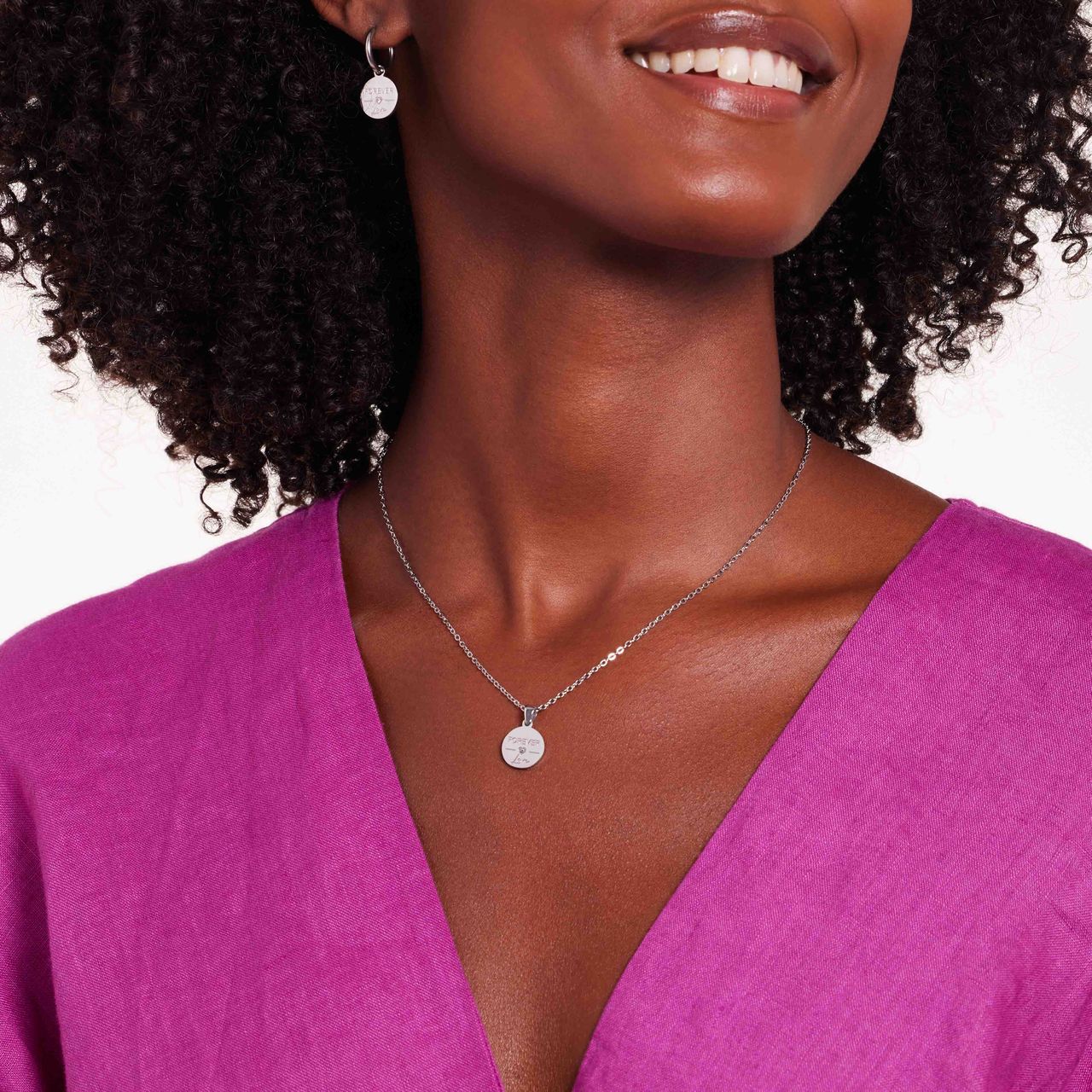 LivLiv stainless steel oorringen forever love voor dames