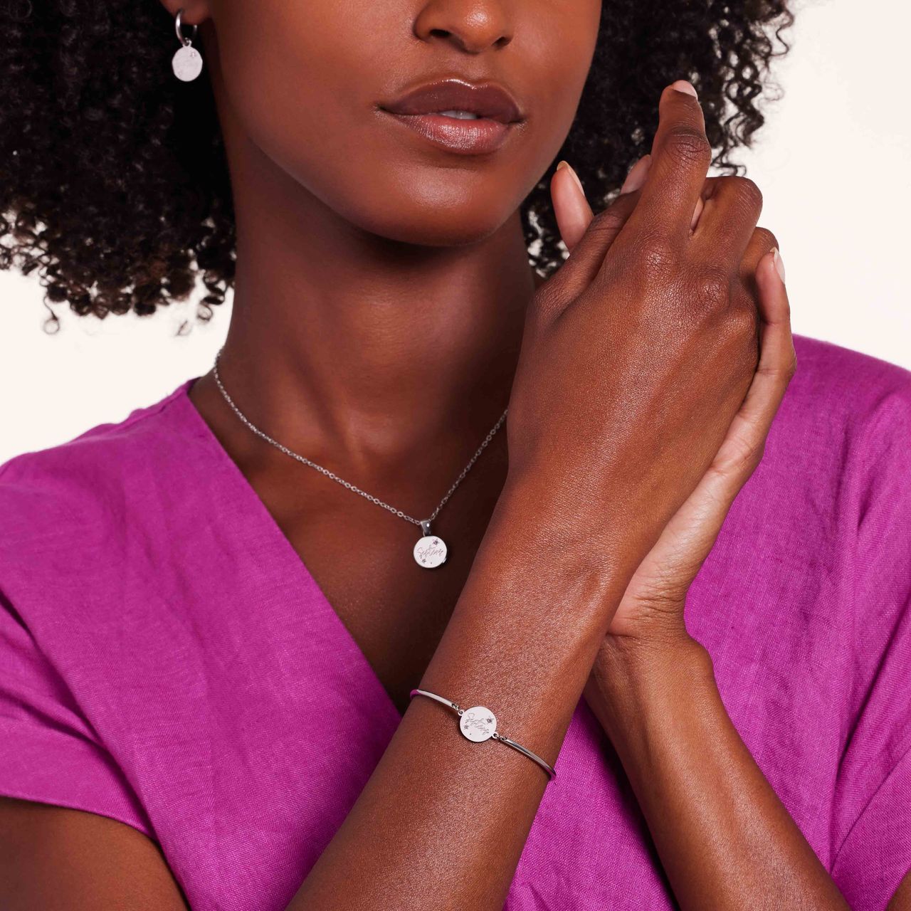 Stainless steel armband sisters