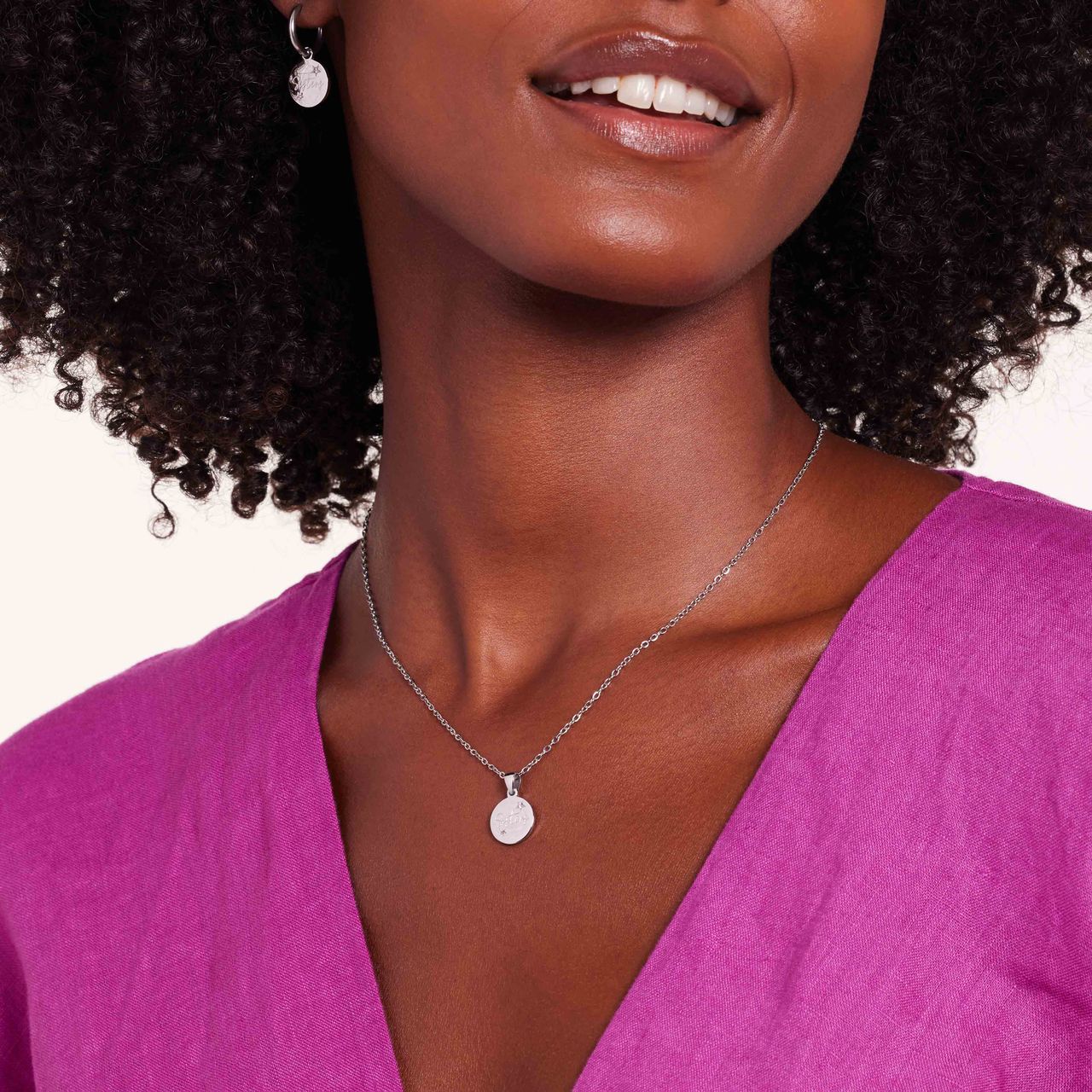 LivLiv stainless steel ketting sisters voor dames