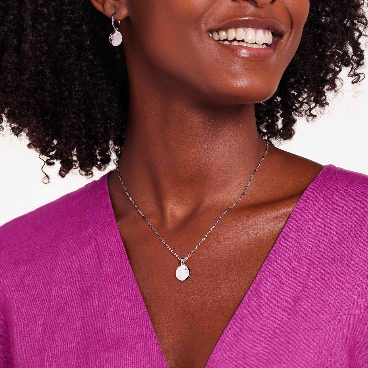 LivLiv stainless steel ketting mama voor dames