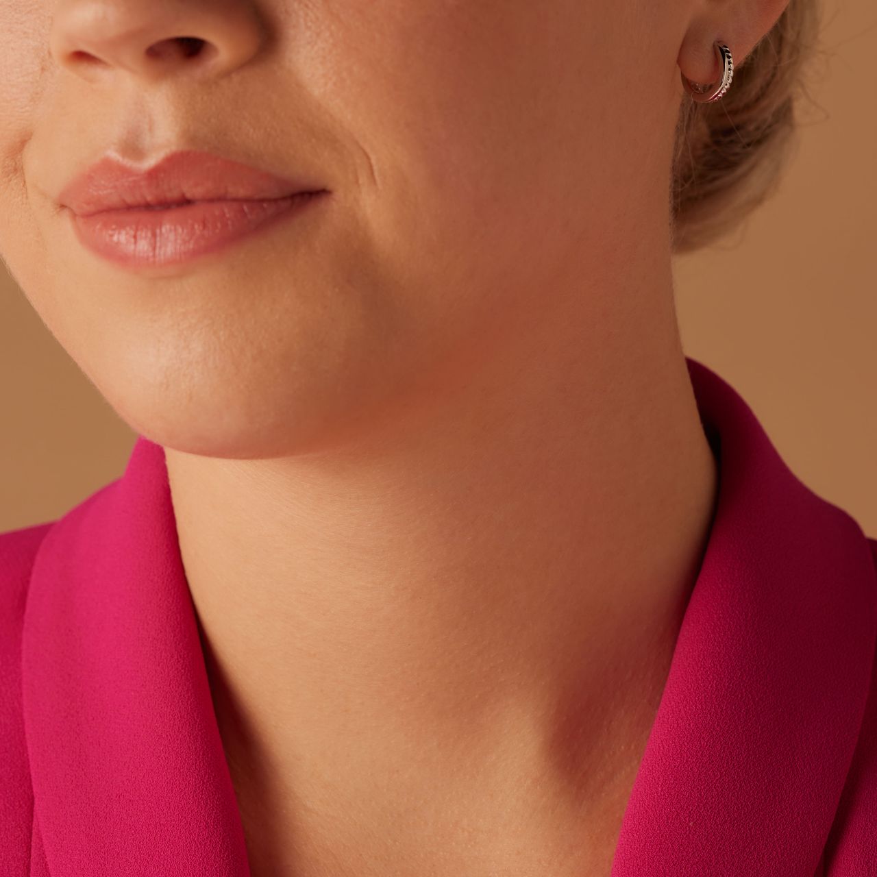 Zilveren oorringen met twist