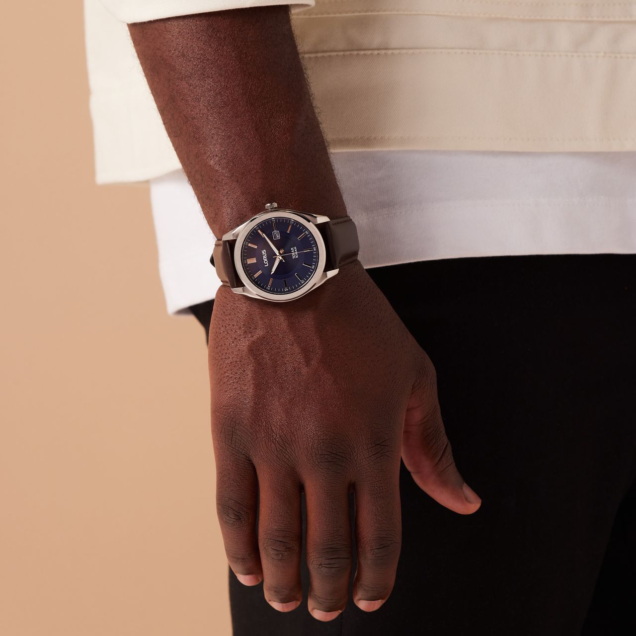 Lorus Armbanduhr für Herren mit Solarfunktion RX357AX9