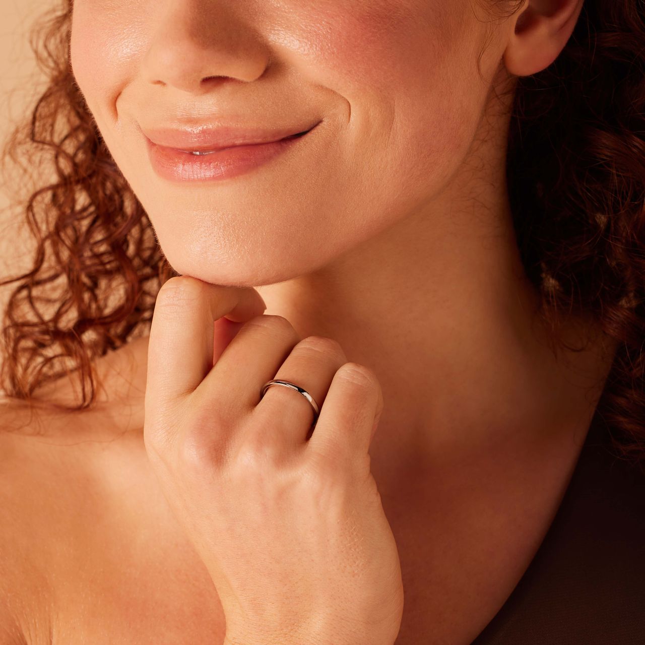 Ring aus Edelstahl, 2 mm