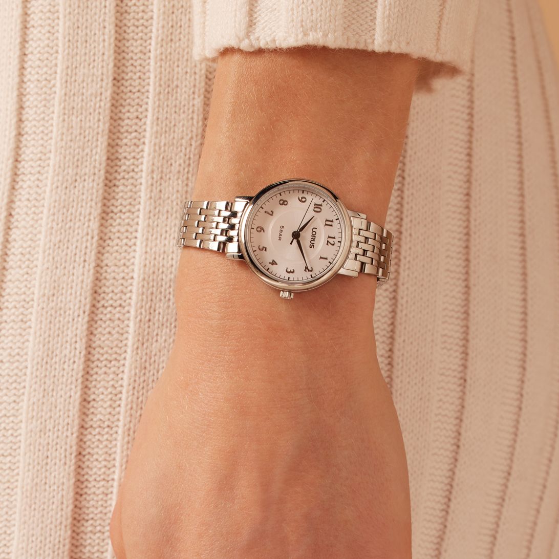 Lorus dames horloge met stainless steel band RG221XX9