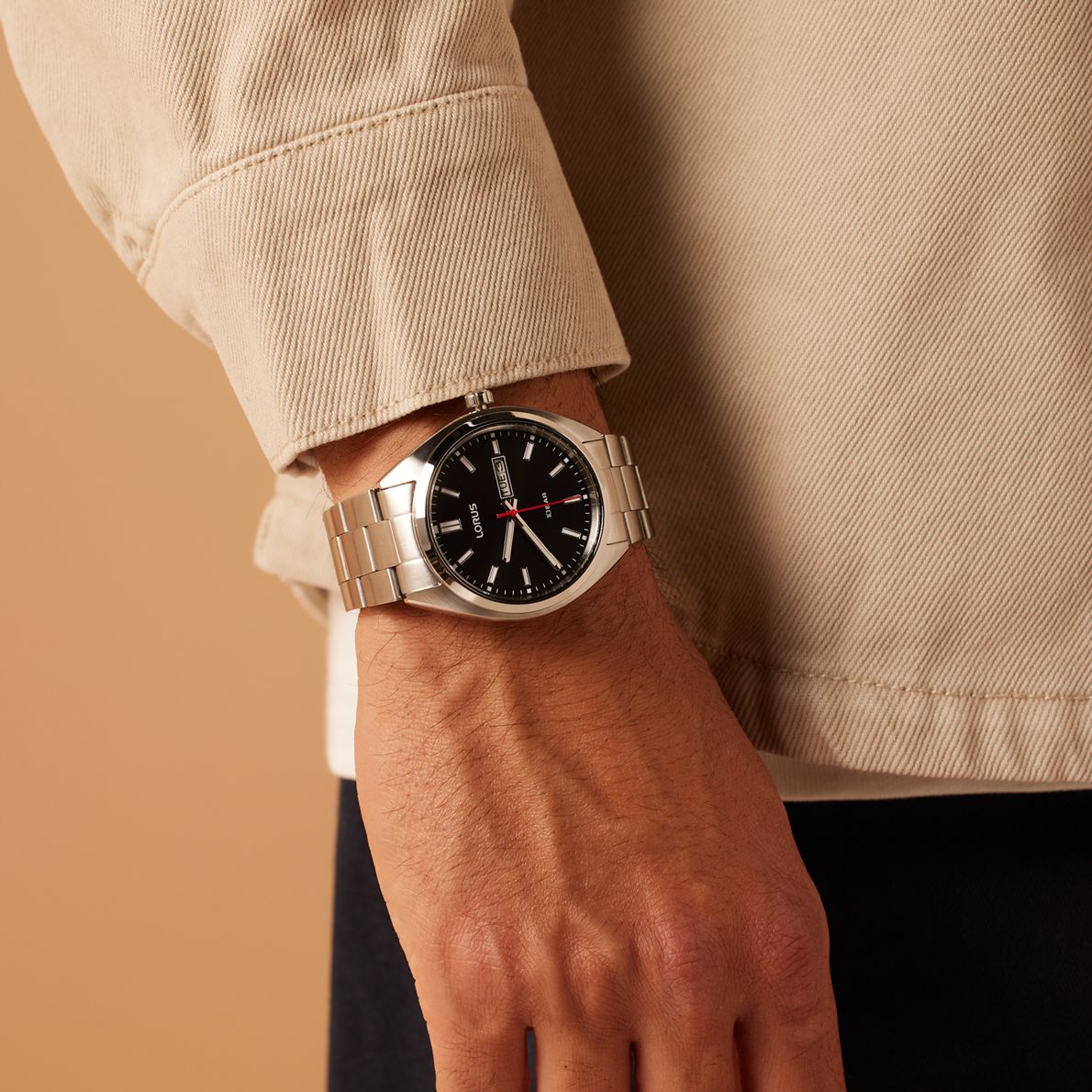 Lorus herenhorloge met stainless steel band RH363AX9