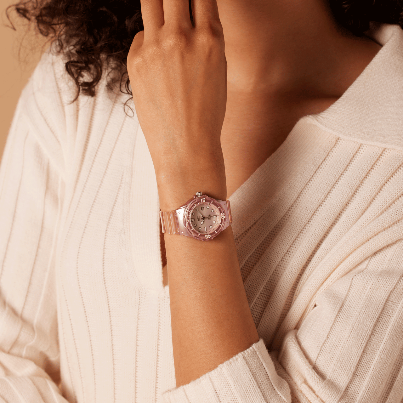 Casio dameshorloge silicone roze LRW-200HS-4EVEF