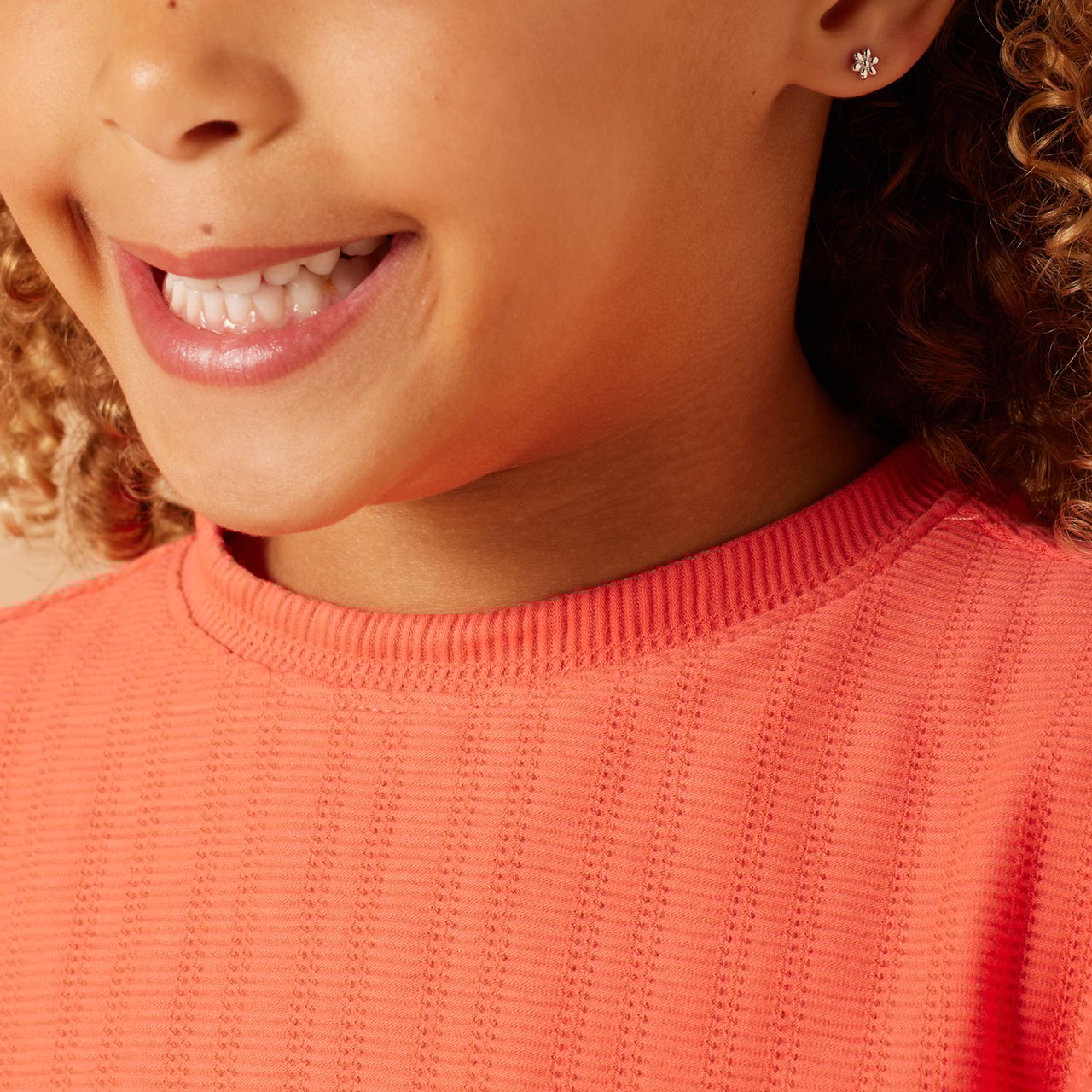 Zilveren oorknoppen bloem