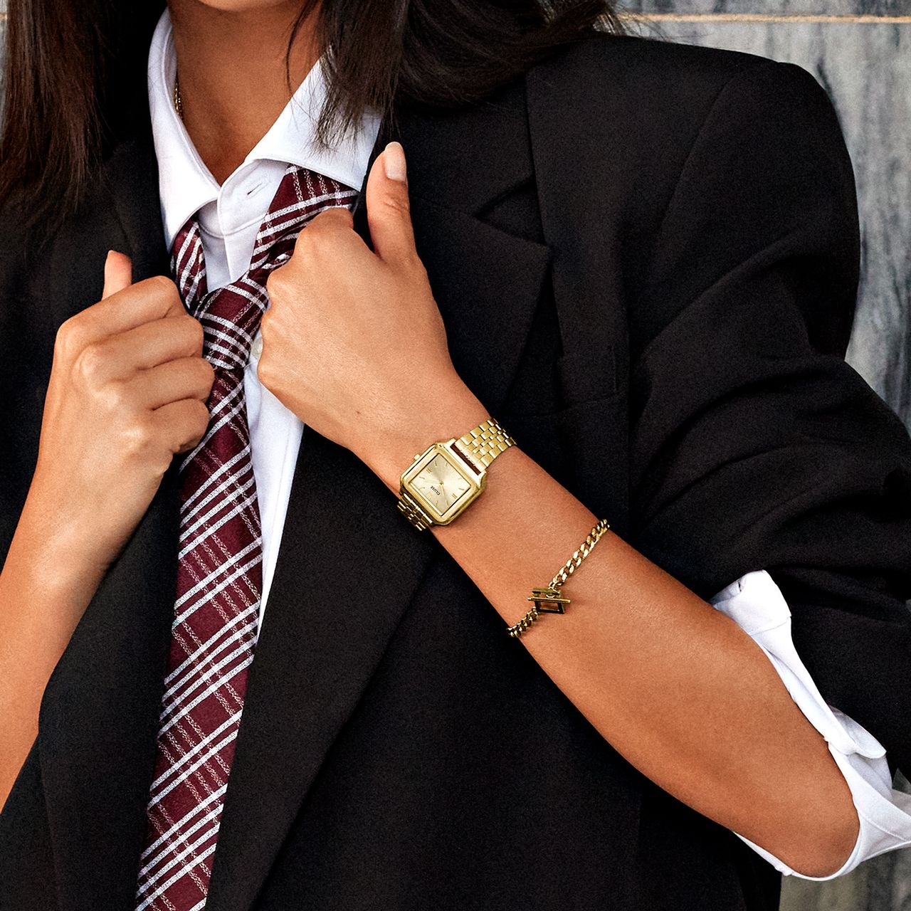 CLUSE - Gracieuse dameshorloge goudkleurig stainless steel