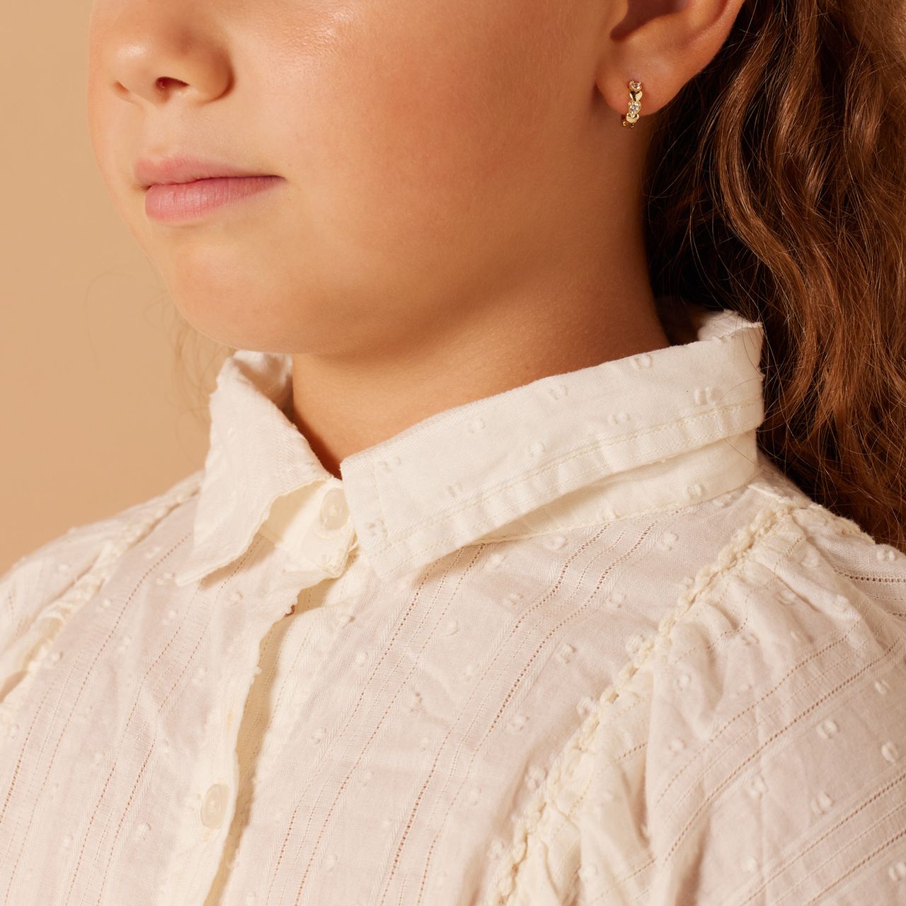 Zilveren goldplated oorringen hartjes zirkonia