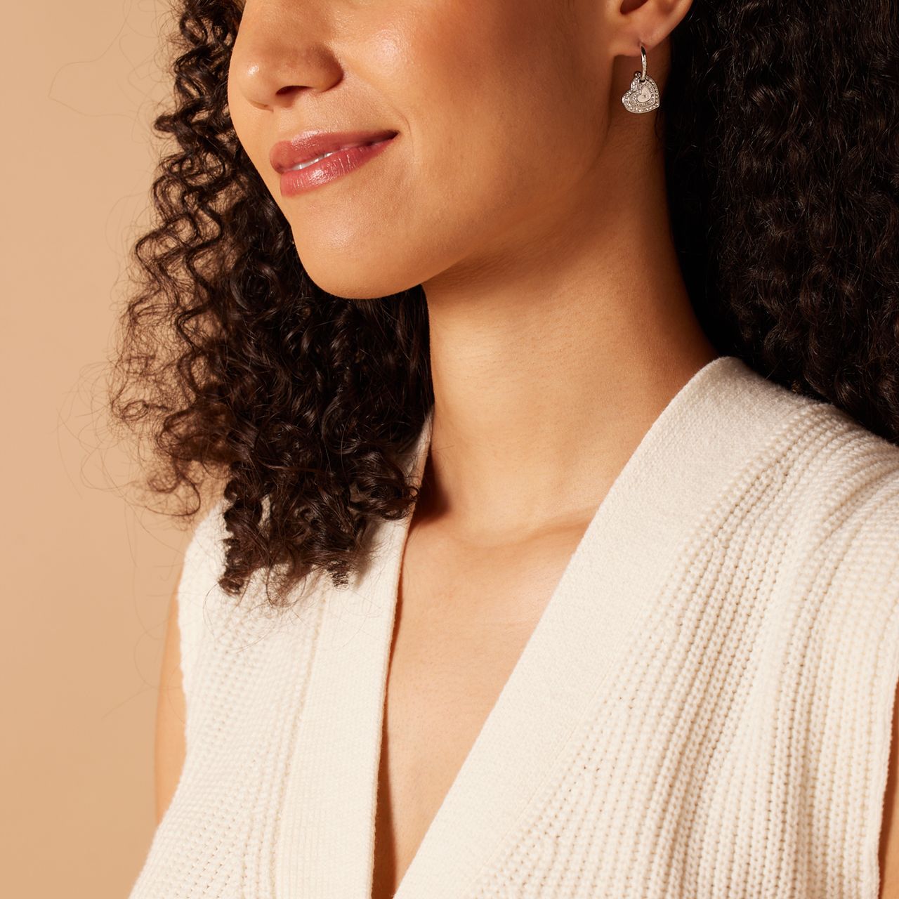 Guess stainless steel oorringen AMAMI