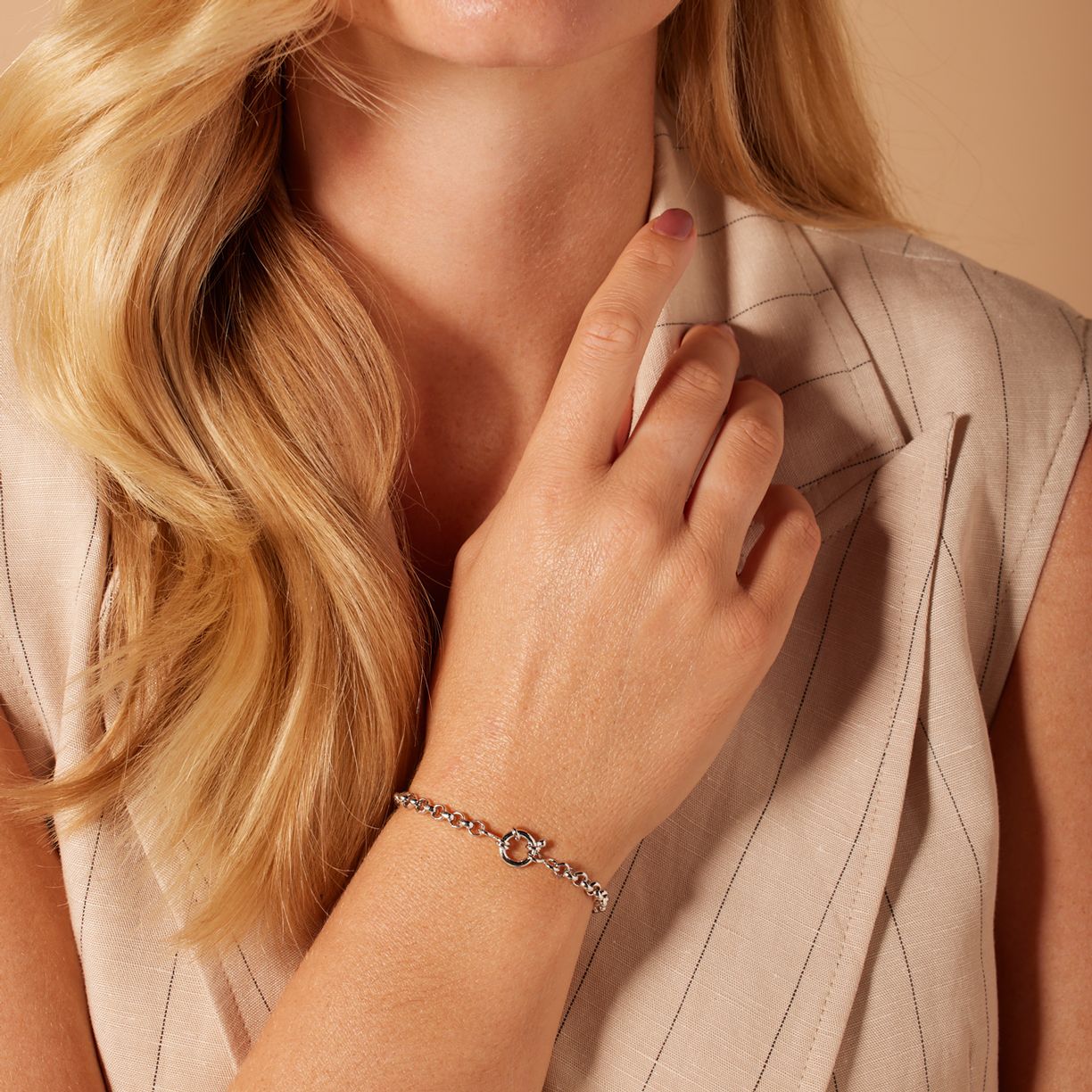 Zilveren armband jasseron