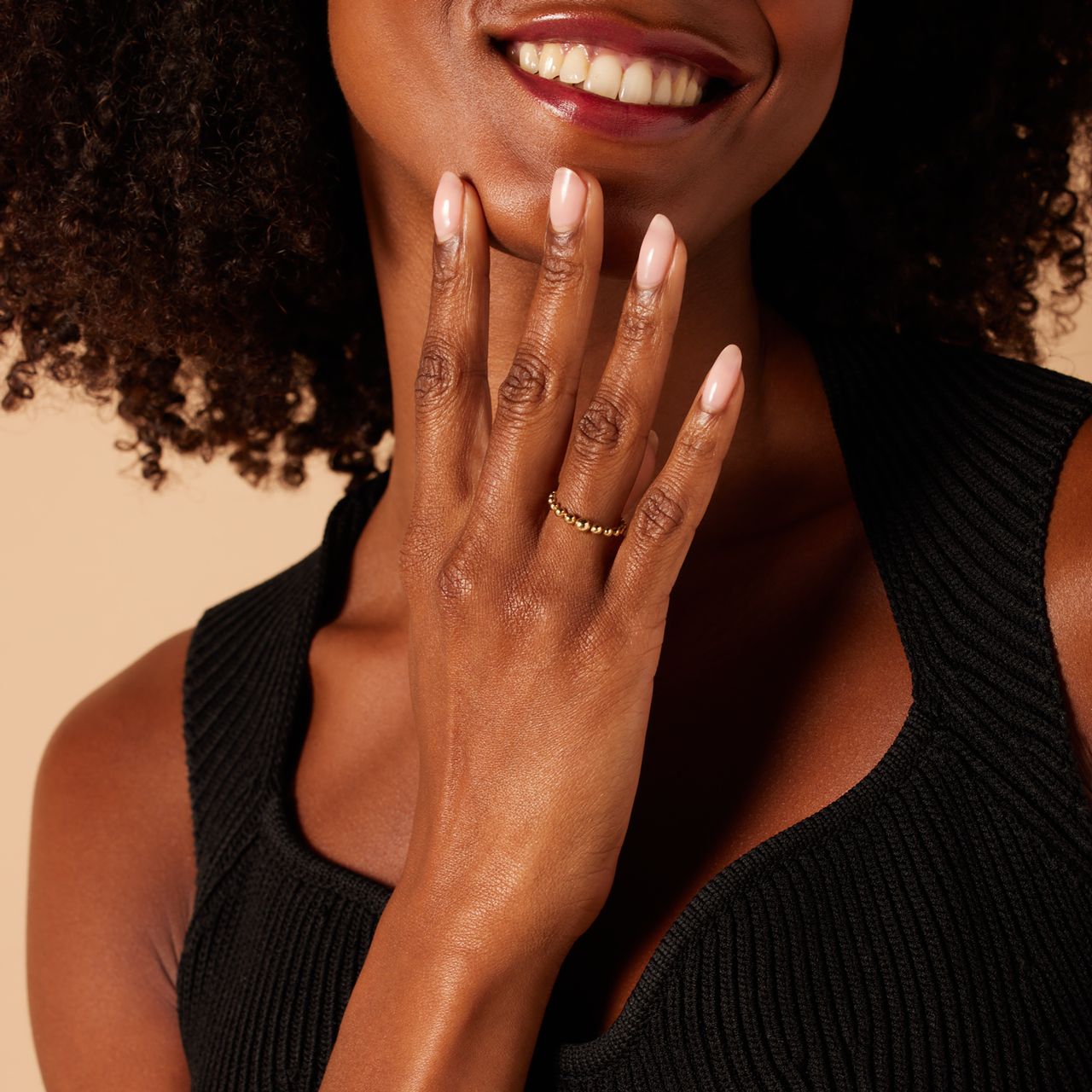 9 Karat Ring Kügelchen