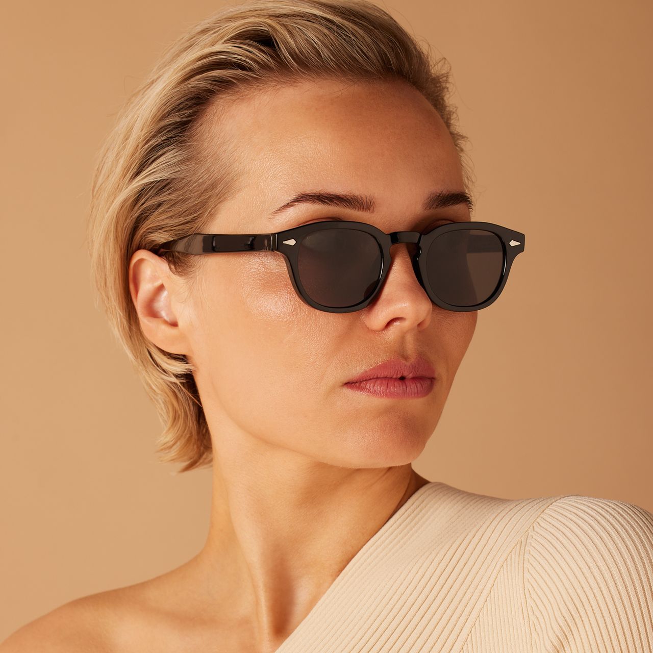 Schwarze Sonnenbrille
