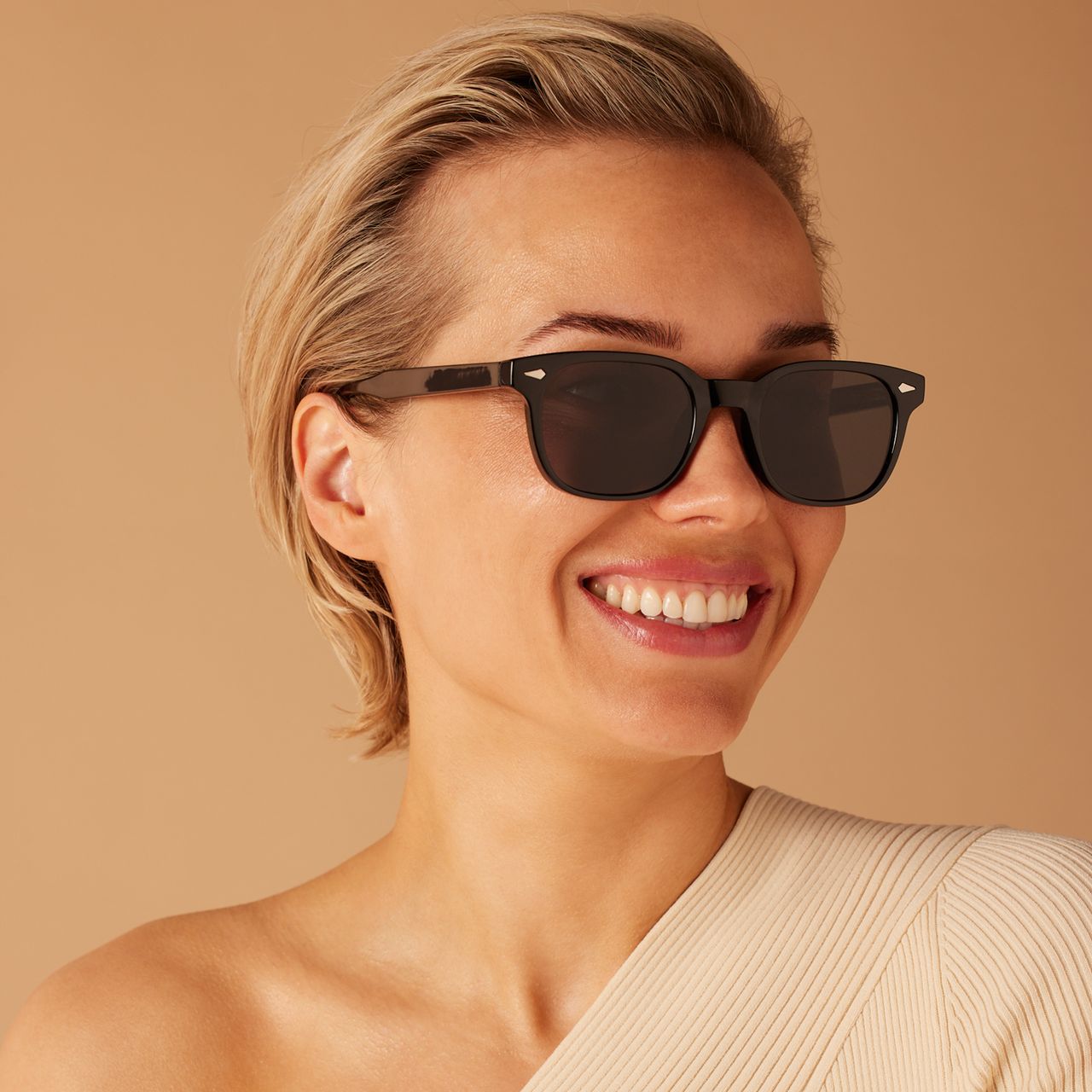 Schwarze Sonnenbrille