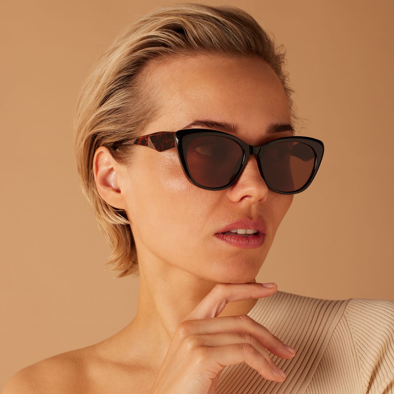 Braune Sonnenbrille