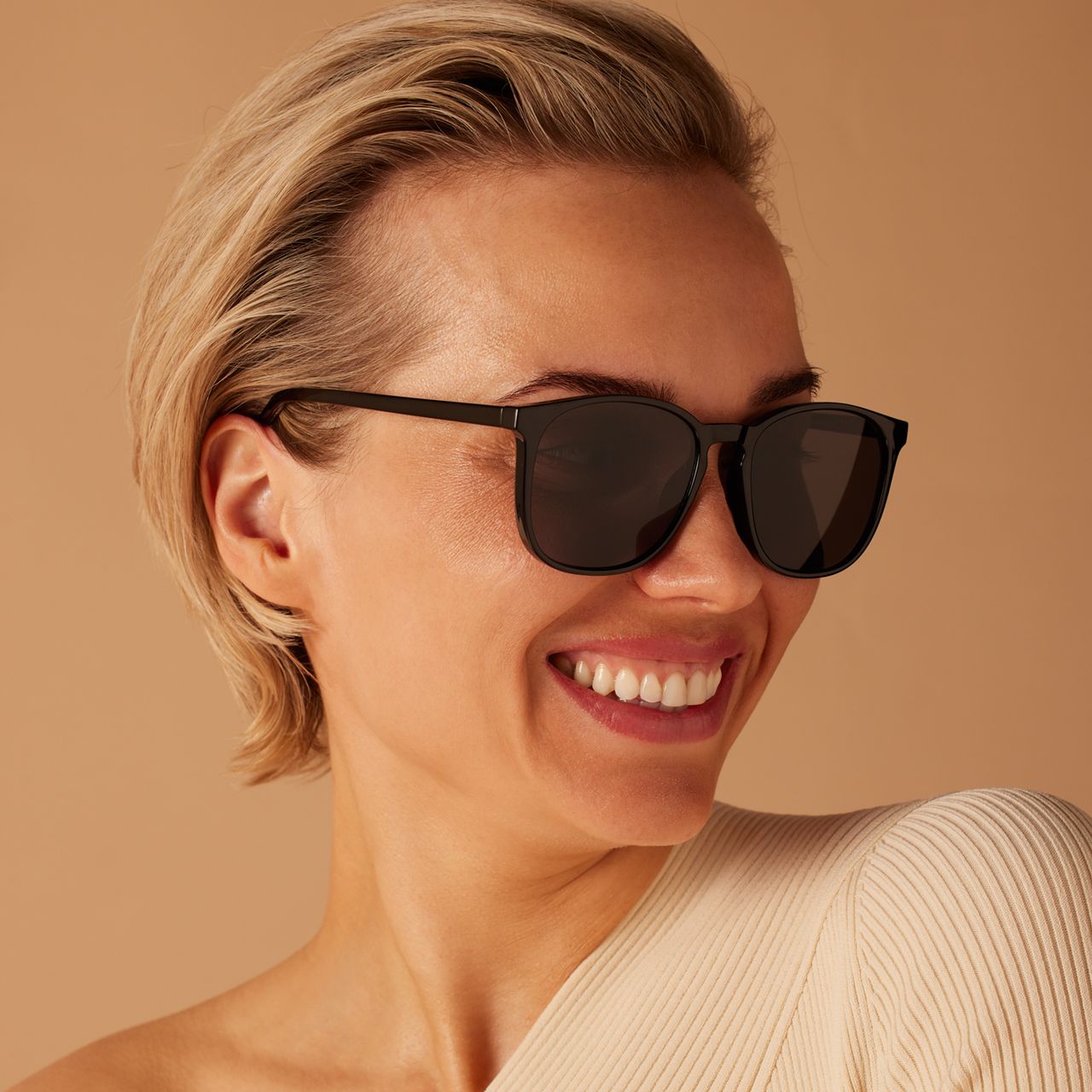 Schwarze Sonnenbrille