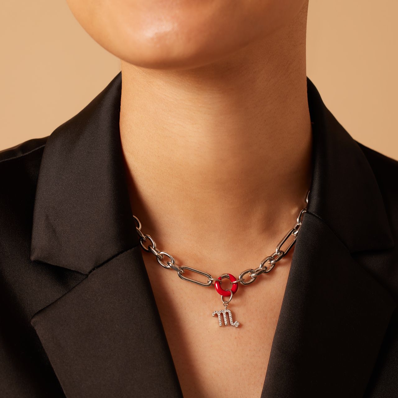 Stainless steel bedel sluiting rond groene emaille